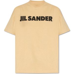 Jil Sander - T-shirt - Beige - Katoen