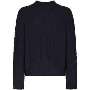 Dondup, Heren, Truien, Blauw, Maat: S Wol,