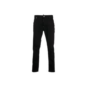 Dsquared2 Skinny Jeans , Black , Heren , Maat: XL