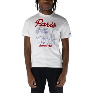 MC2 Saint Barth, Heren, Tops, Wit, Maat: L