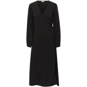 Part Two, Dames, Jurken, Zwart, Maat: 2XL Linnen,