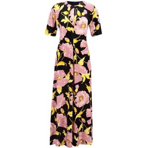 La DoubleJ, Dames, Jurken, Veelkleurig, Maat: L Leer,