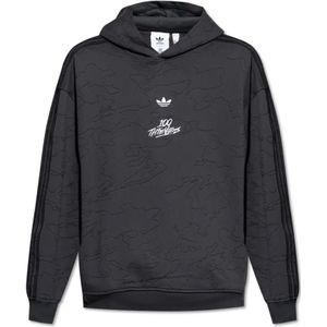 Adidas Originals, Heren, Sweatshirts & Hoodies, Grijs, Maat: S Katoen,