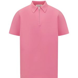 Jil Sander, Dames, Tops, Roze, Maat: S Poliester,