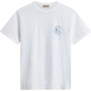 Woolrich, Heren, Tops, Wit, Maat: L Katoen,