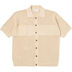 Universal Works, Heren, Truien, Beige, Maat: S Katoen,