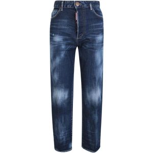 Dsquared2, Dames, Jeans, Blauw, Maat: 2XS Katoen,