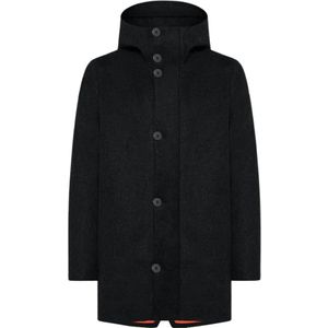 Rrd, Heren, Mantels, Grijs, Maat: XL Wol,