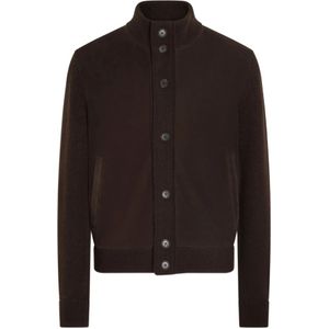 Zegna, Heren, Truien, Bruin, Maat: XL Kasjmier,