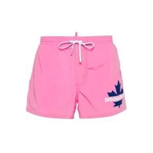 Dsquared2 Logo Zwembroek , Pink , Heren , Maat: M