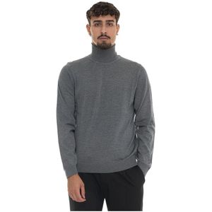 Hugo, Heren, Truien, Grijs, Maat: S Wol,