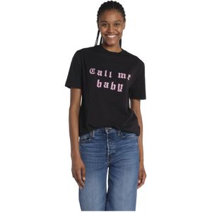 Zadig & Voltaire, Dames, Tops, Zwart, Maat: S Katoen,