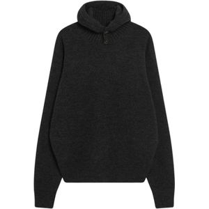 Lemaire, Heren, Sweatshirts & Hoodies, Bruin, Maat: M Wol,