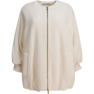 Max Mara, Dames, Jassen, Wit, Maat: XS Wol,