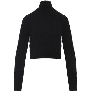 Ralph Lauren, Dames, Truien, Zwart, Maat: M Zijde,