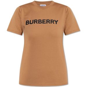 Burberry - Logo T-Shirt - Bruin - Katoen