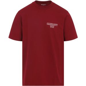 Carhartt Wip - Alumni T-Shirt - Rood - Heren