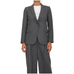 Marella, Dames, Jassen, Grijs, Maat: L Wol,