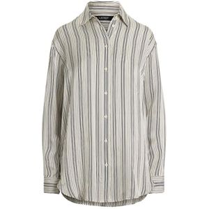 Ralph Lauren, Dames, Blouses & Shirts, Beige, Maat: L Satijn,