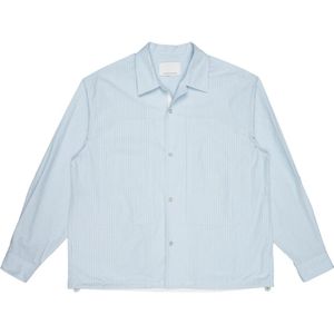 Nine In The Morning, Heren, Overhemden, Blauw, Maat: M Gabardine,
