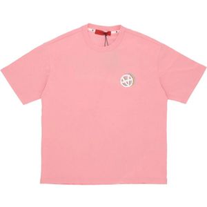 Acupuncture, Heren, Tops, Roze, Maat: XL Katoen,