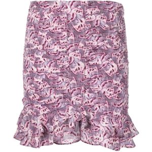 Isabel Marant, Dames, Rokken, Paars, Maat: XS Poliester,