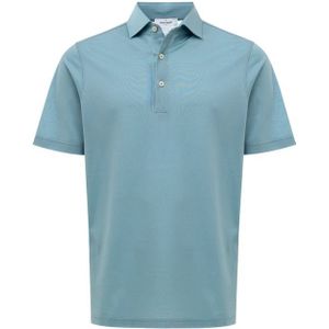 Gran Sasso, Heren, Tops, Blauw, Maat: L Katoen,