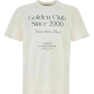 Golden Goose, Heren, Tops, Beige, Maat: XL Katoen,