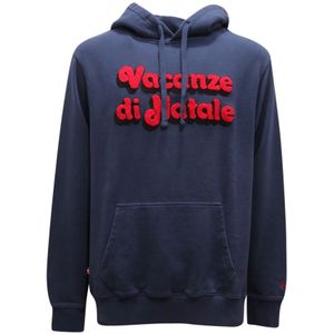 MC2 Saint Barth, Heren, Sweatshirts & Hoodies, Blauw, Maat: XL Fleece,