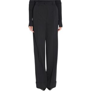 Dolce & Gabbana, Dames, Broeken, Zwart, Maat: M