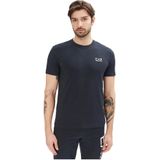 Ea7 Emporio Armani - 8NPT26_PJVQZ - T-shirt - Blauw - Korte Mouwen - Slim Fit