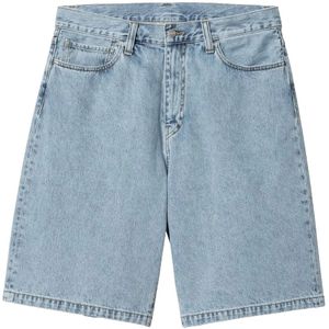 Carhartt Wip, Heren, Korte broeken, Blauw, Maat: W32 Katoen,