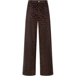 Roberto Cavalli, Dames, Broeken, Bruin, Maat: S Corduroy,