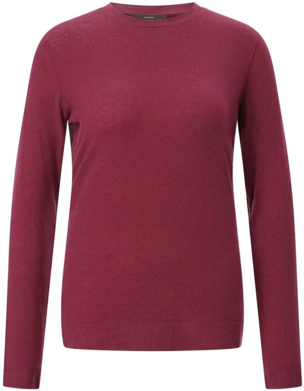 Windsor - Zachte Wollen Mix Pullover - Rood - Dames
