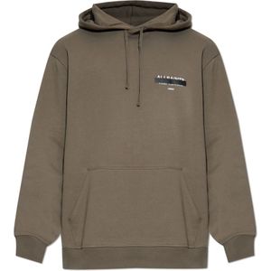 AllSaints - Redact Pullover Hoodie - Groen - Heren - Geborduurd Logo
