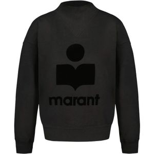 Marant étoile, Dames, Sweatshirts & Hoodies, Zwart, Maat: S Katoen,