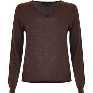 Kocca, Dames, Truien, Bruin, Maat: M Leer,