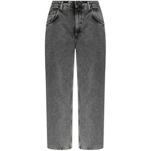 American Vintage, Dames, Jeans, Grijs, Maat: W25 L32 Katoen,