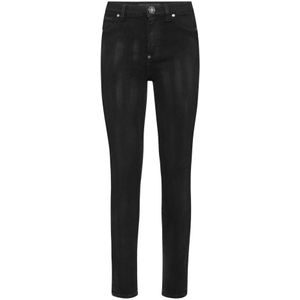 Philipp Plein, Dames, Jeans, Zwart, Maat: W25 Katoen,