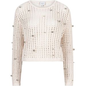 Dante 6, Dames, Truien, Beige, Maat: XS Katoen,