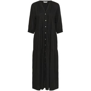 Part Two, Dames, Jurken, Zwart, Maat: L Linnen,