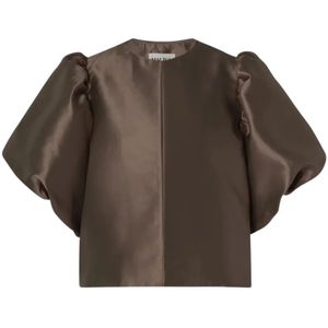 Malina, Dames, Blouses & Shirts, Bruin, Maat: XS