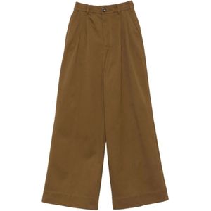 Soeur, Dames, Broeken, Bruin, Maat: XS Katoen,