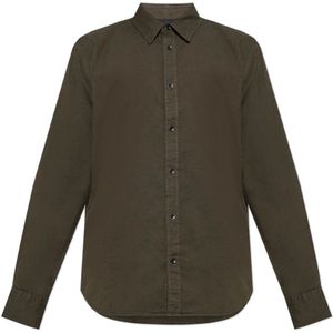 Rag & Bone, Heren, Overhemden, Groen, Maat: S Katoen,