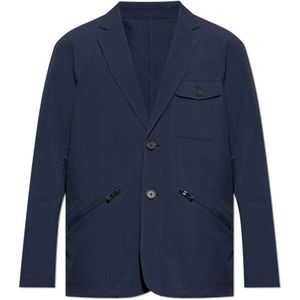 Emporio Armani, Heren, Jassen, Blauw, Maat: S