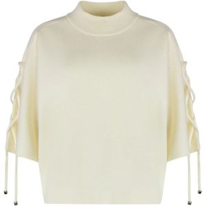 Max Mara, Dames, Truien, Beige, Maat: XS Wol,