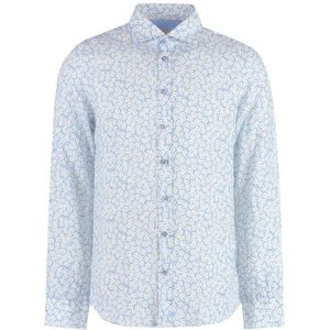 Bastoncino, Heren, Overhemden, Blauw, Maat: 4XL Katoen,