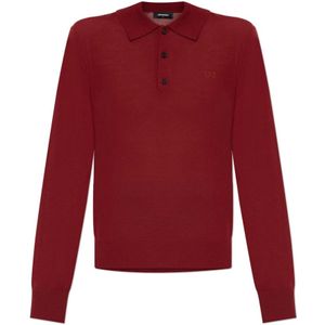 Dsquared2, Dames, Truien, Rood, Maat: XS Wol,