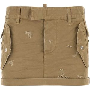 Dsquared2, Dames, Rokken, Groen, Maat: XS Katoen,