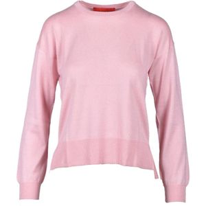Wild Cashmere, Dames, Truien, Roze, Maat: M Zijde,